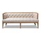 Baxton Studio Agnes Beige Linen Upholstered and White-Washed Oak Wood Sofa 152-9385 - alternate 4